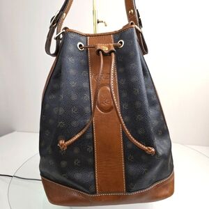 Kenzia By Ku Bucket Bag Brown‎ Monogram Purse Shoulder Bag